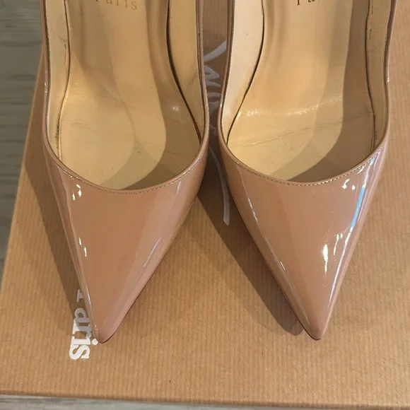 Christian Louboutin So Kate 120 Patent Nude: size 37.5 - Picture 8 of 11